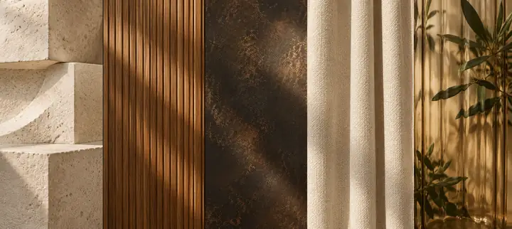 Interior materials and finishes board